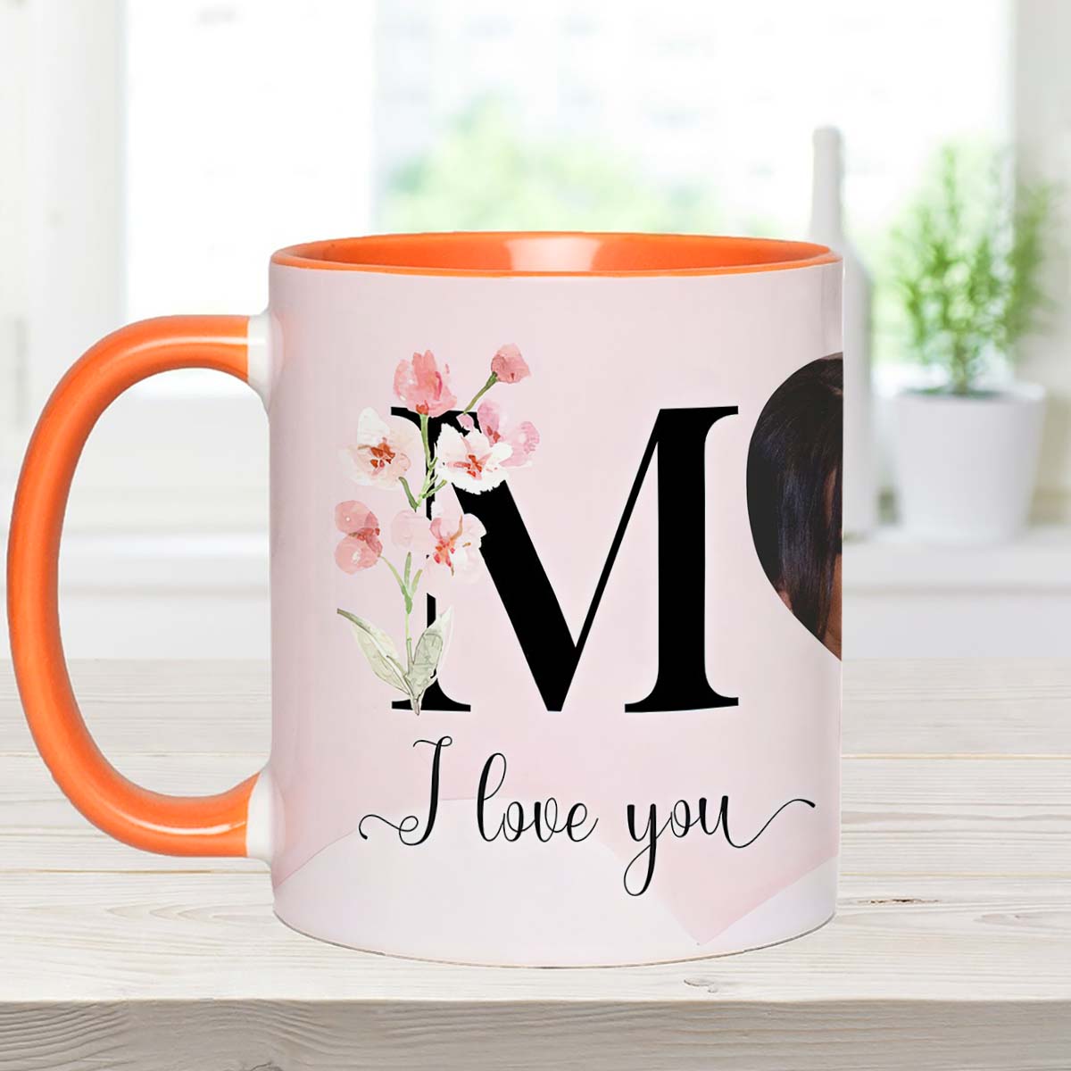 I Love You Mom - Personalized Mother Accent Mug