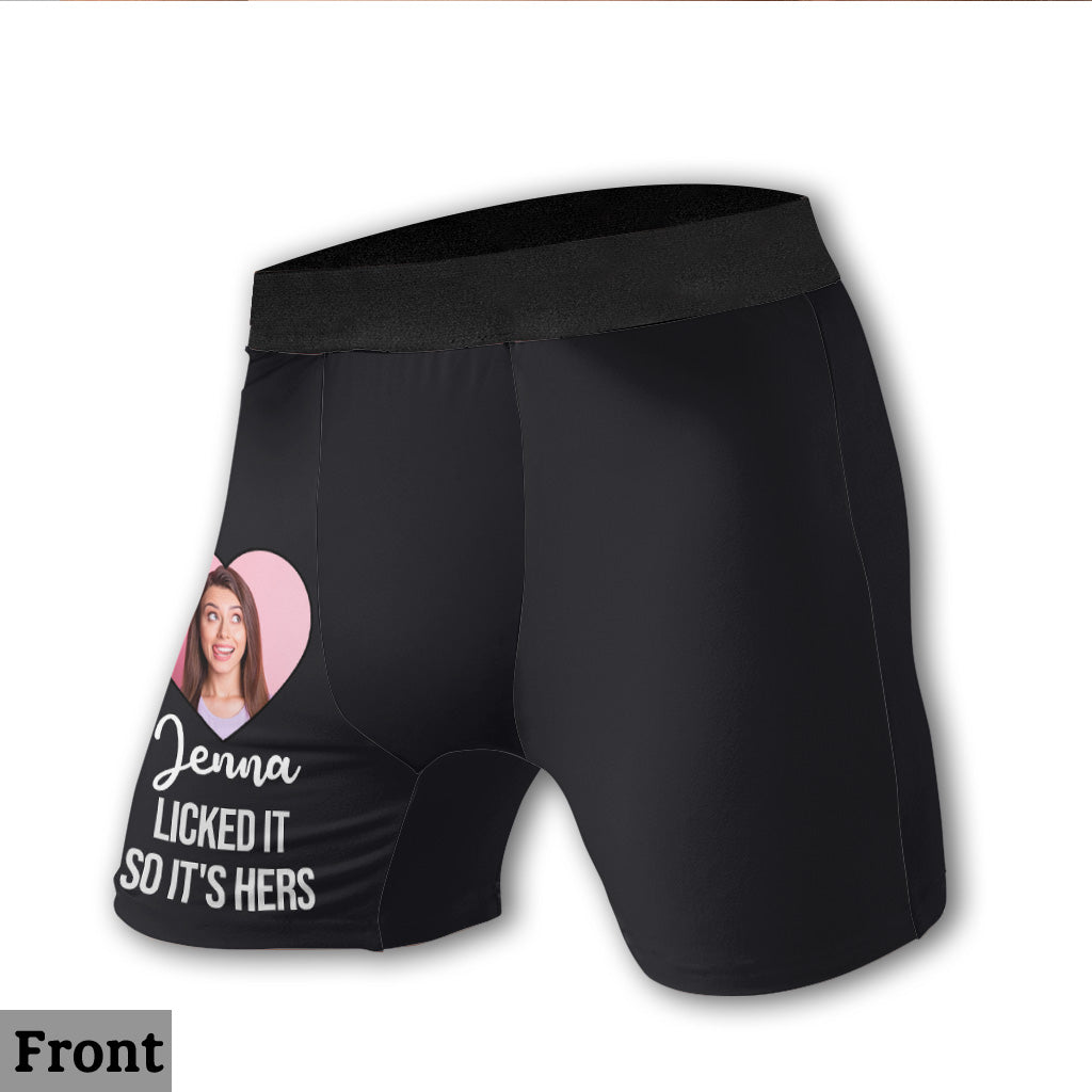 Lick It - Personalized Couple Men's Boxer Briefs