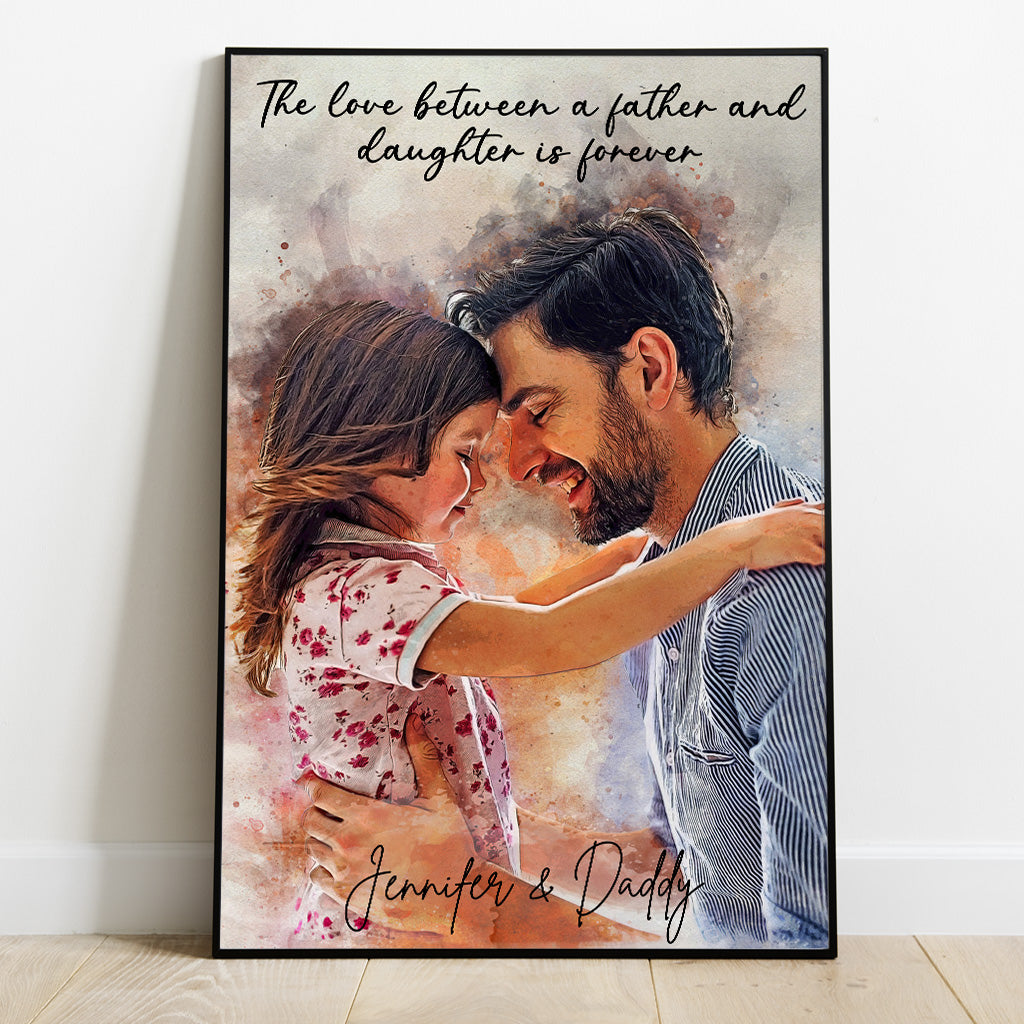 Best Dad Ever - Personalized Father Canvas And Poster