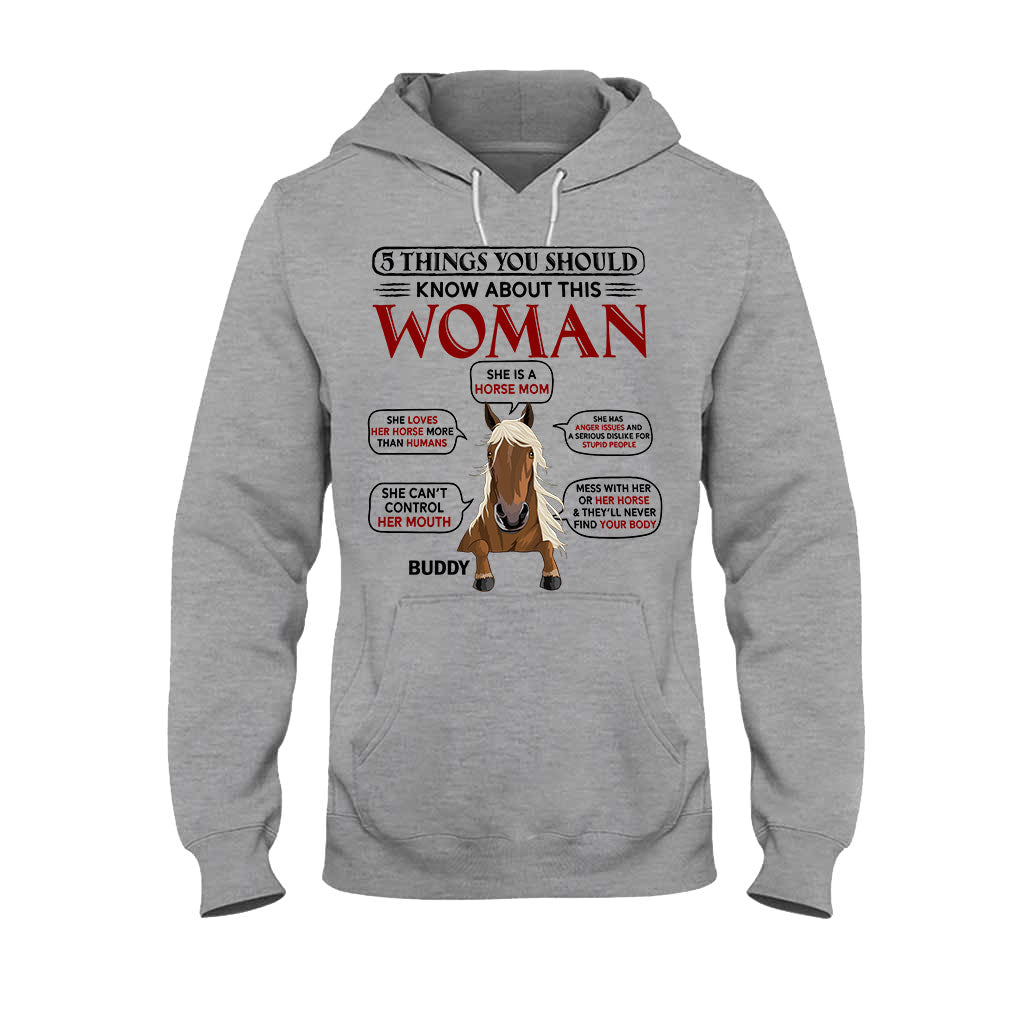 Horse Mom - Personalized Horse T-shirt & Hoodie