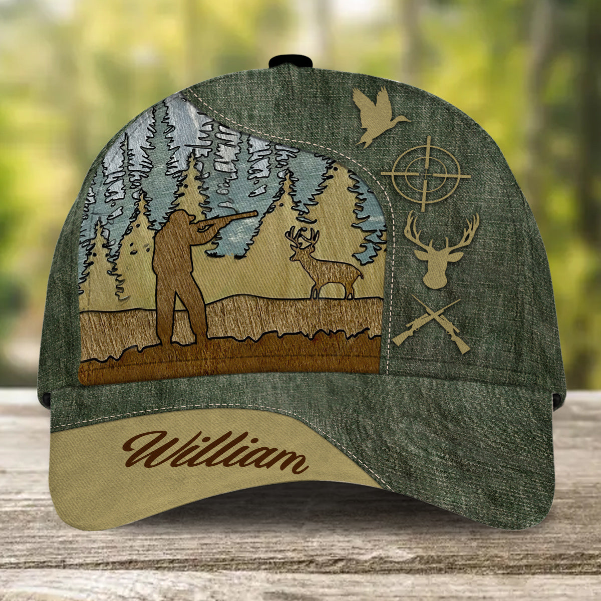 Forest Scenic - Personalized Hunting Classic Cap