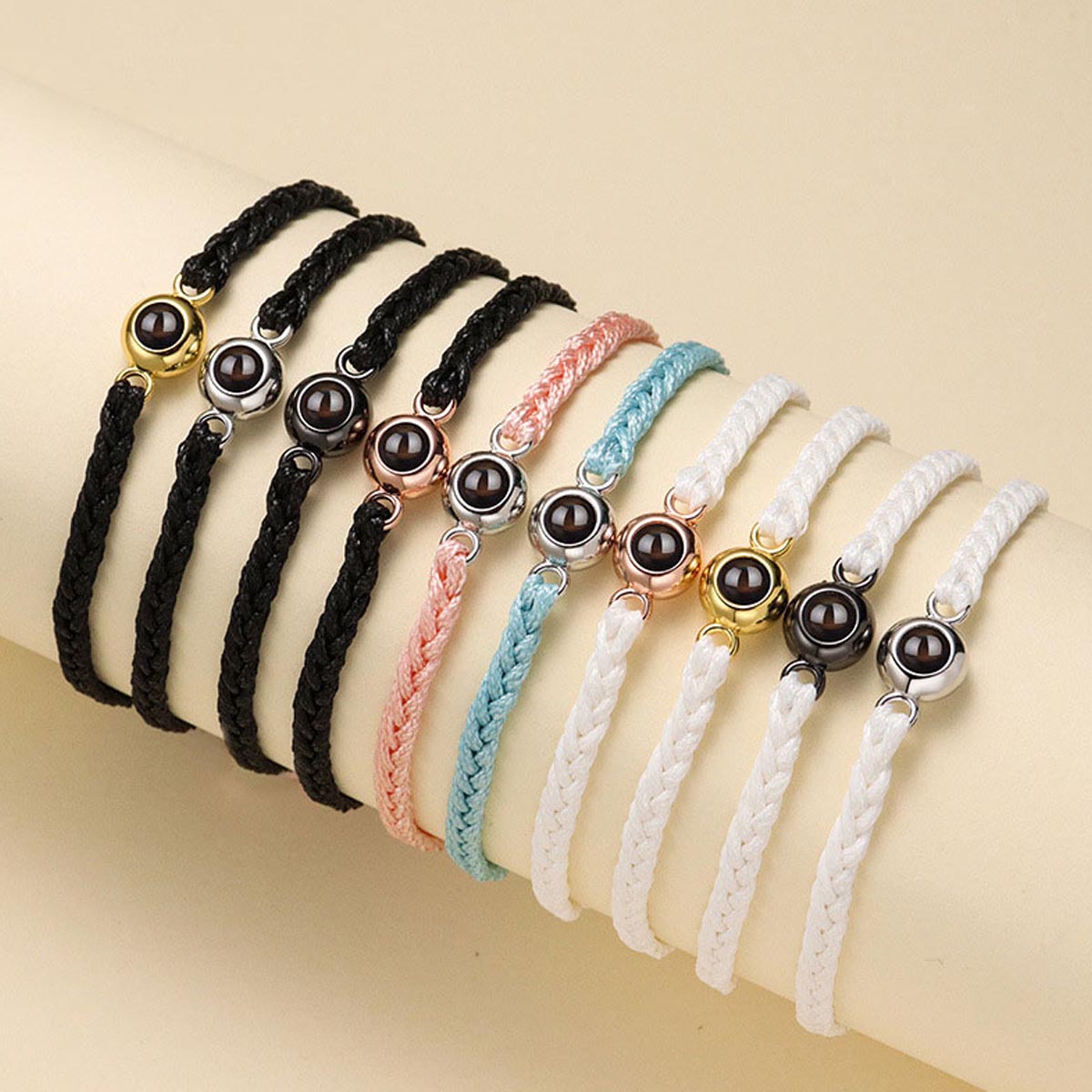 Bracelet à projection de cheval personnalisé « J'aime mon cheval »