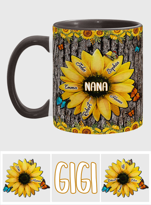 Nana's Garden - Personalisierte Tasse mit Oma-Motiv