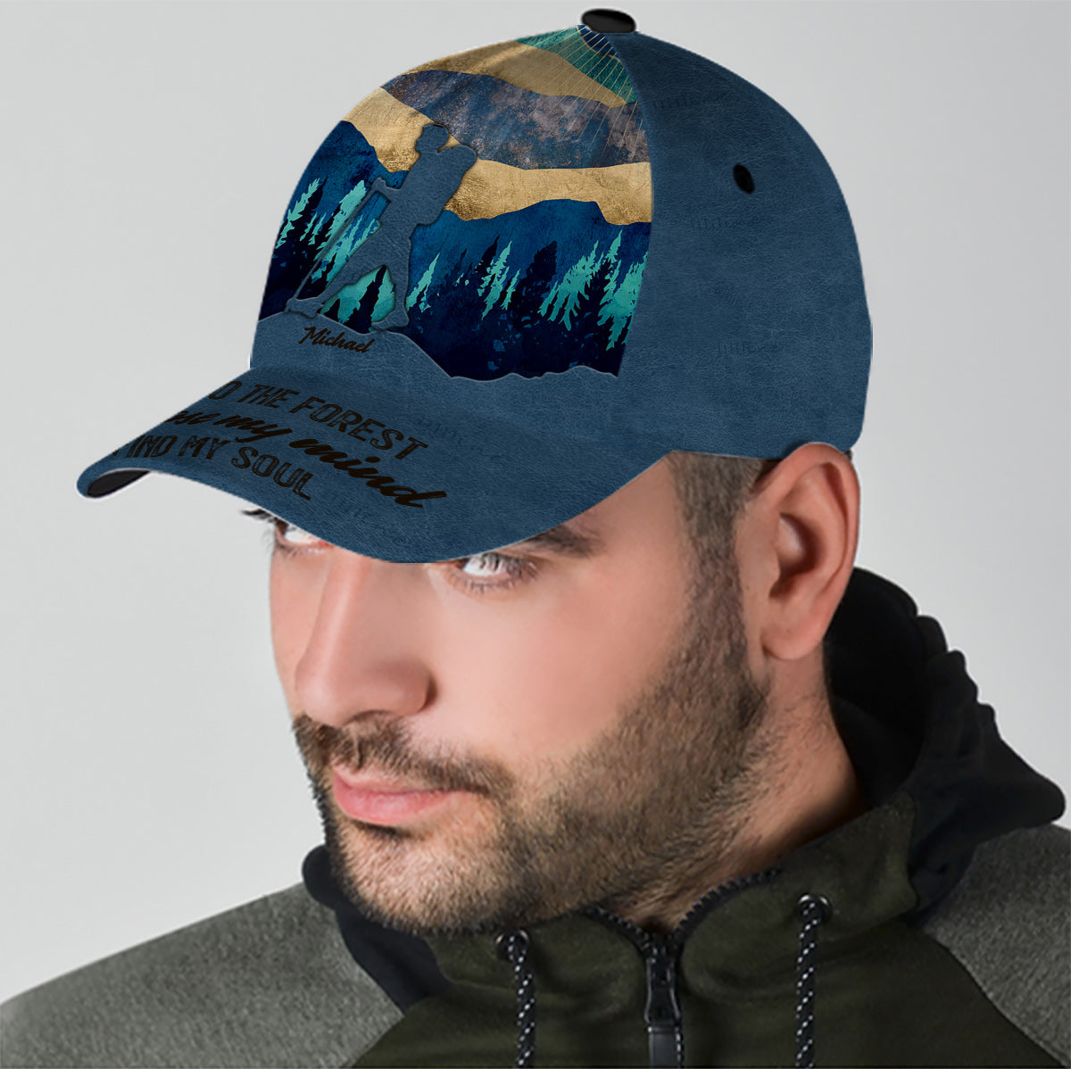 And Into The Forest I go - Personalized Hiking Classic Cap