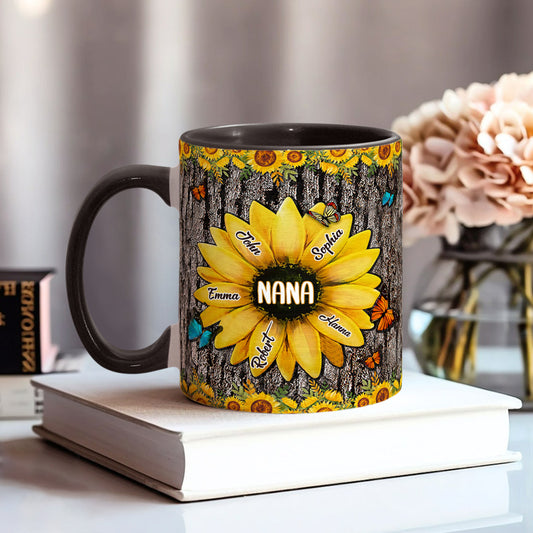 Nana's Garden - Personalisierte Tasse mit Oma-Motiv