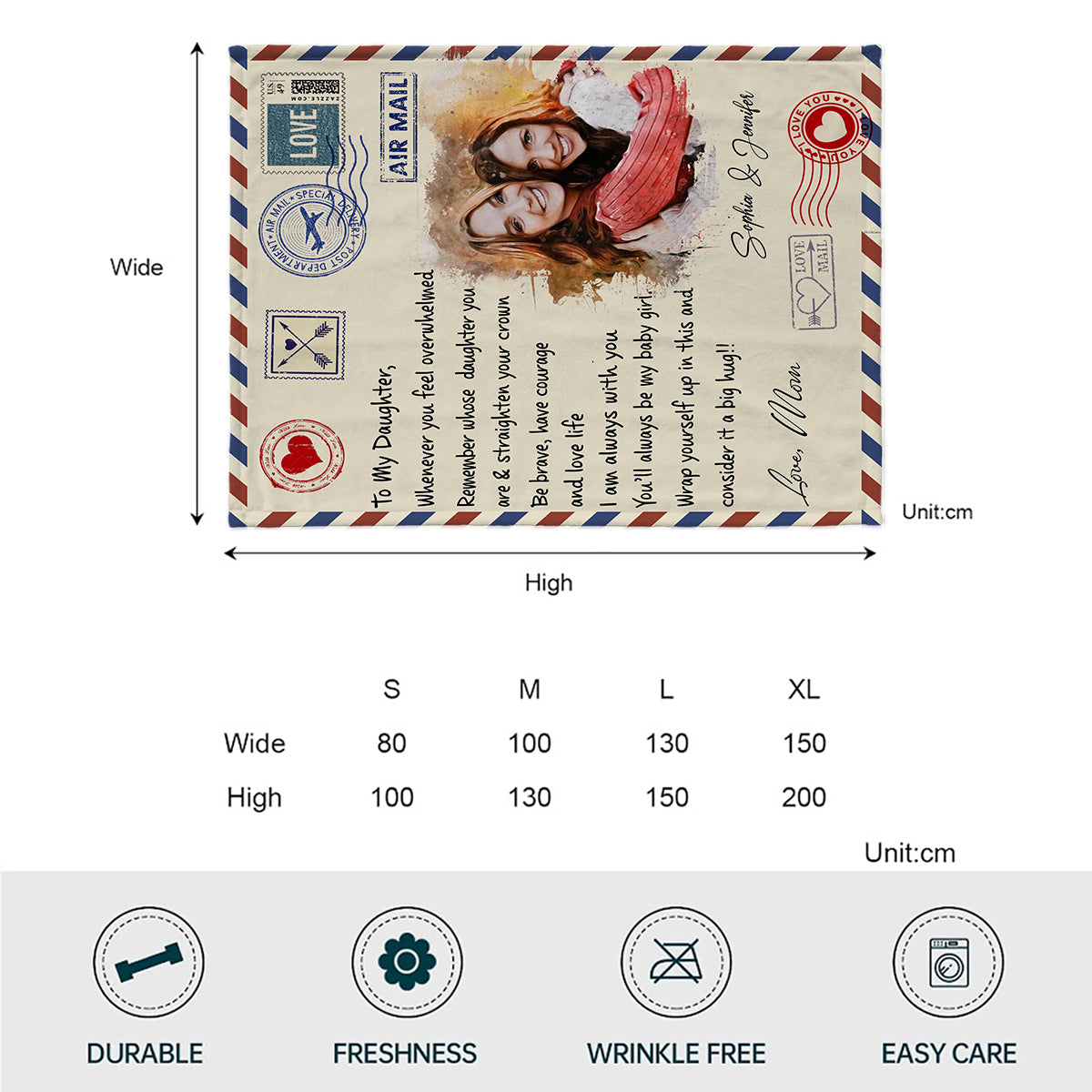 Je suis toujours avec toi - Couverture personnalisée pour fille