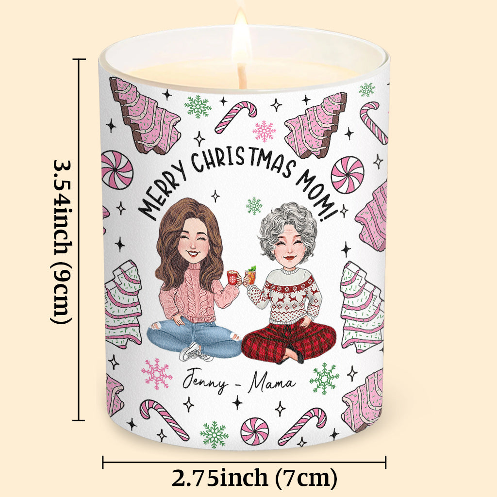 Instead Of Grandkids - Gift for mom - Personalized Candle With Wooden Lid