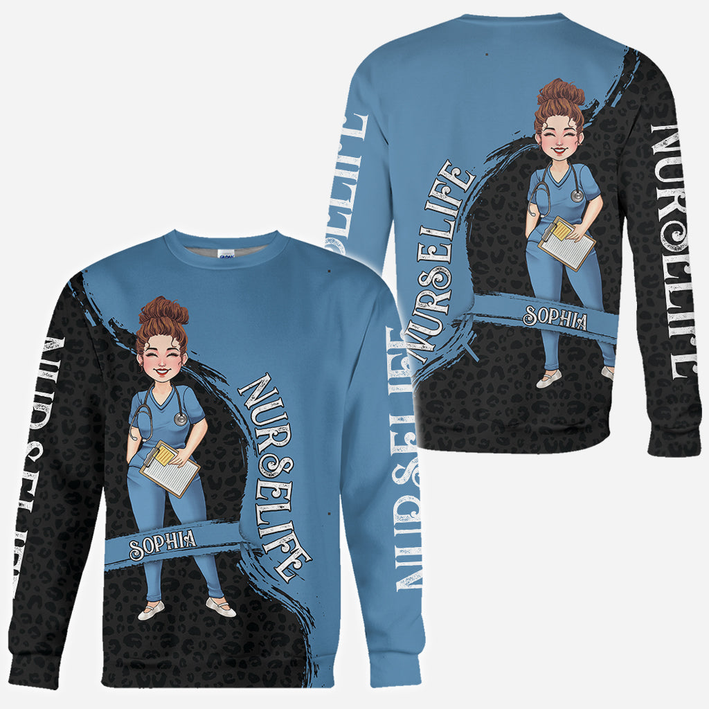 The Nurse Life - Nurse gift for mom, her, wife, girlfriend, friend - Personalized All Over Shirt