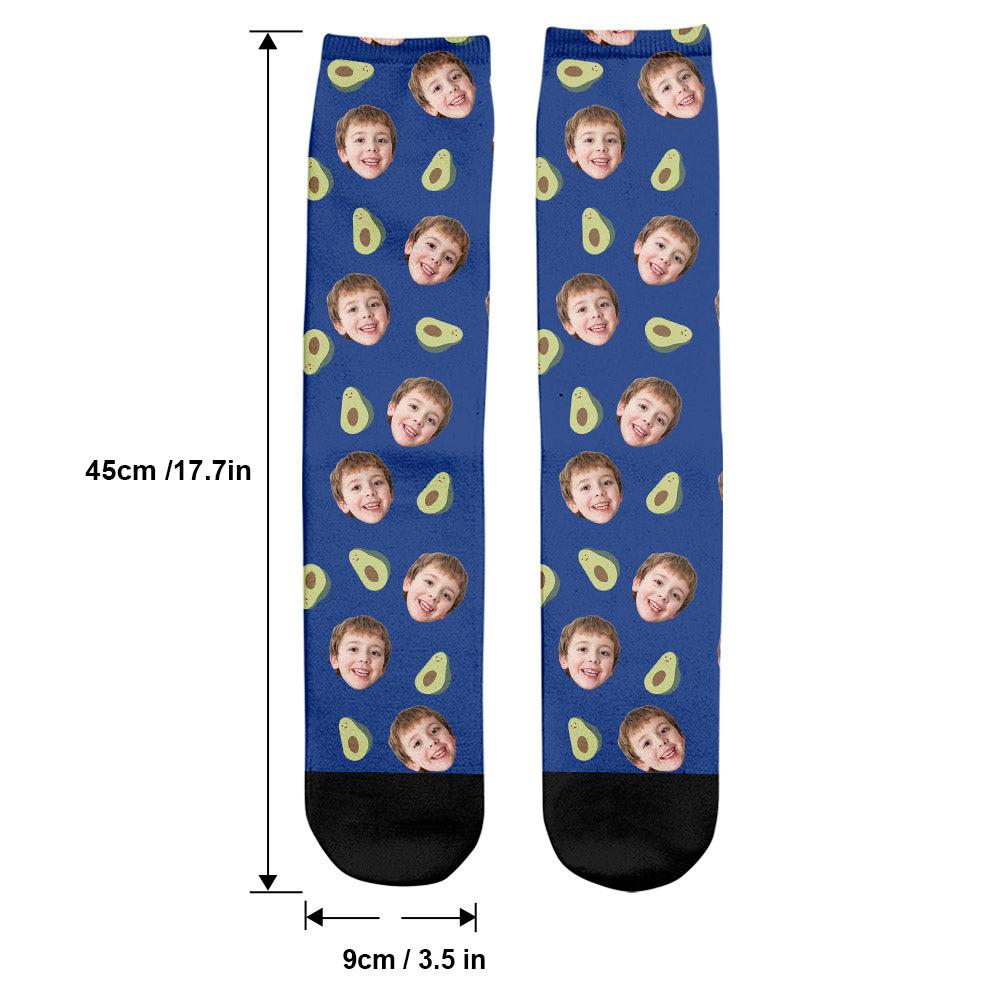 Lustiges Symbolmuster – personalisierte Socken für Söhne