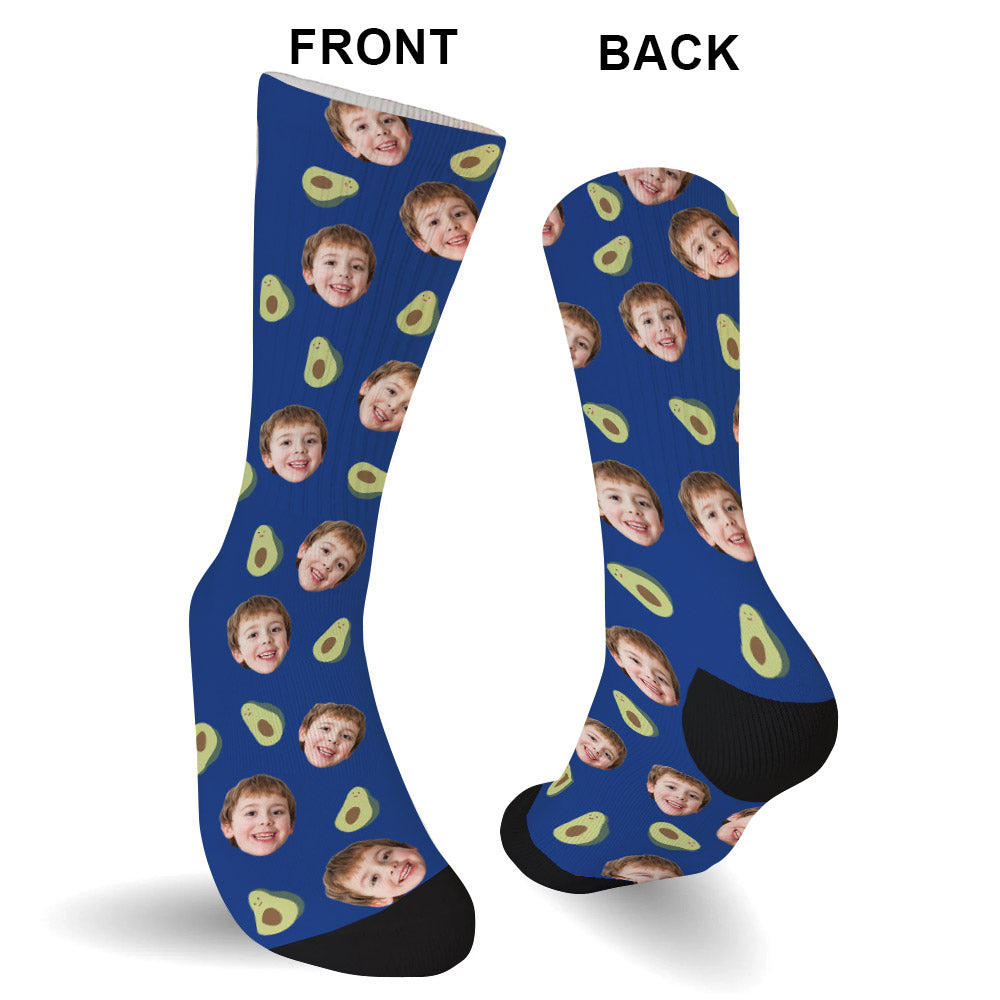 Lustiges Symbolmuster – personalisierte Socken für Söhne