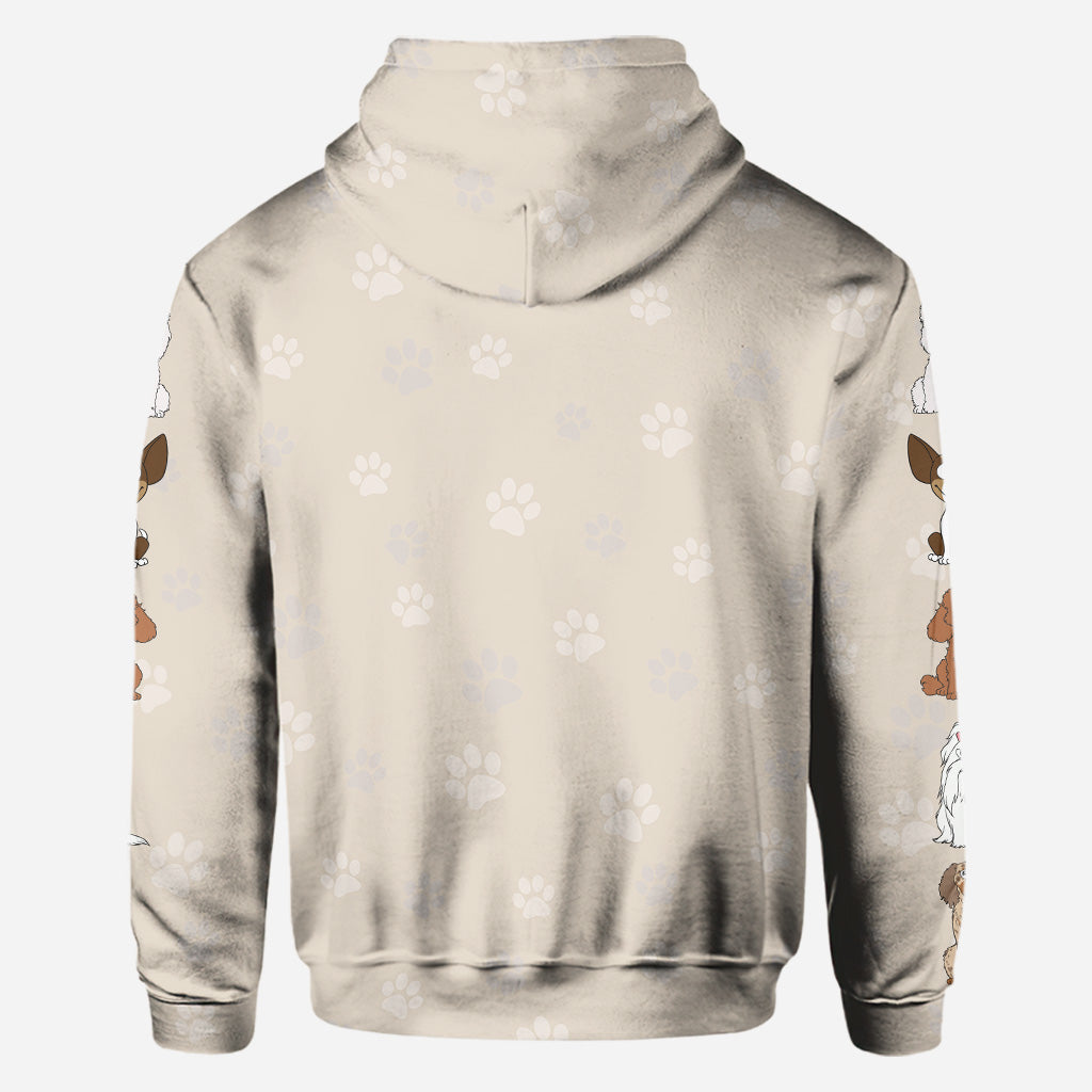 Maman de chien/Maman de chat/Maman d'animaux/Papa ​​de chien/Papa ​​de chat... - T-shirt personnalisé pour chien