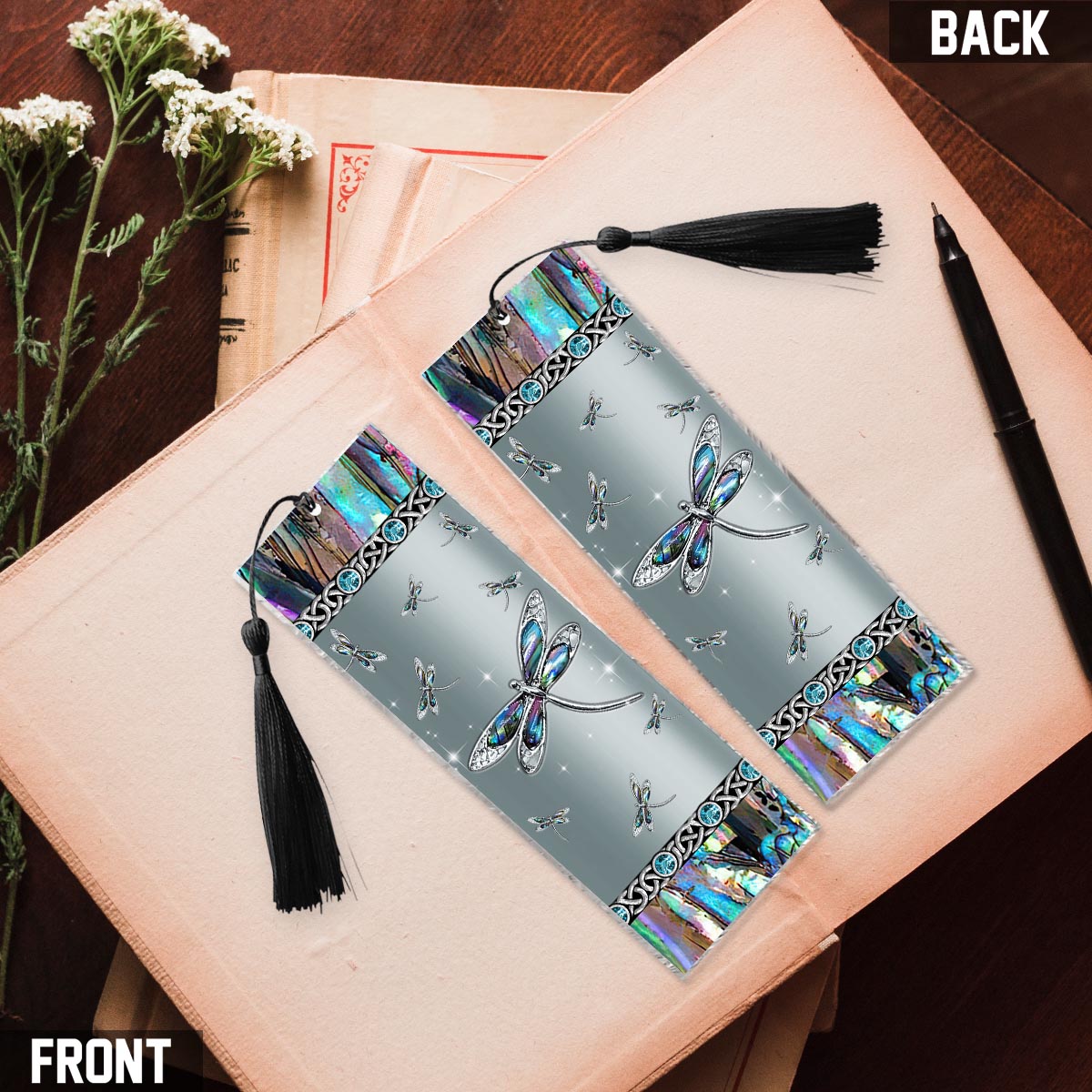 Mystery Dragonfly - Dragonfly Bookmark (Printed On Both Sides)