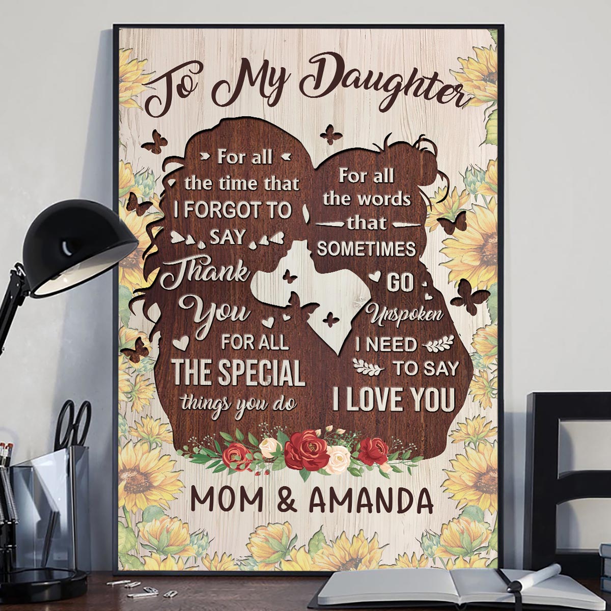 You Are The Kindest - Gift for mom, grandma, daughter, granddaughter, sister, aunt - Personalized Canvas And Poster