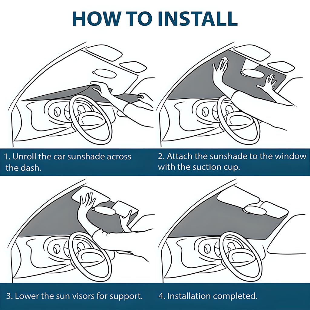 Adventure Awaits - Husband And Wife gift for wife, husband, girlfriend, boyfriend, mom, dad - Personalized Car Sunshade