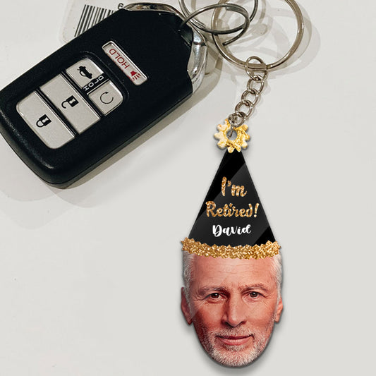 The Legend Has Retired! - Personalized Retired Keychain