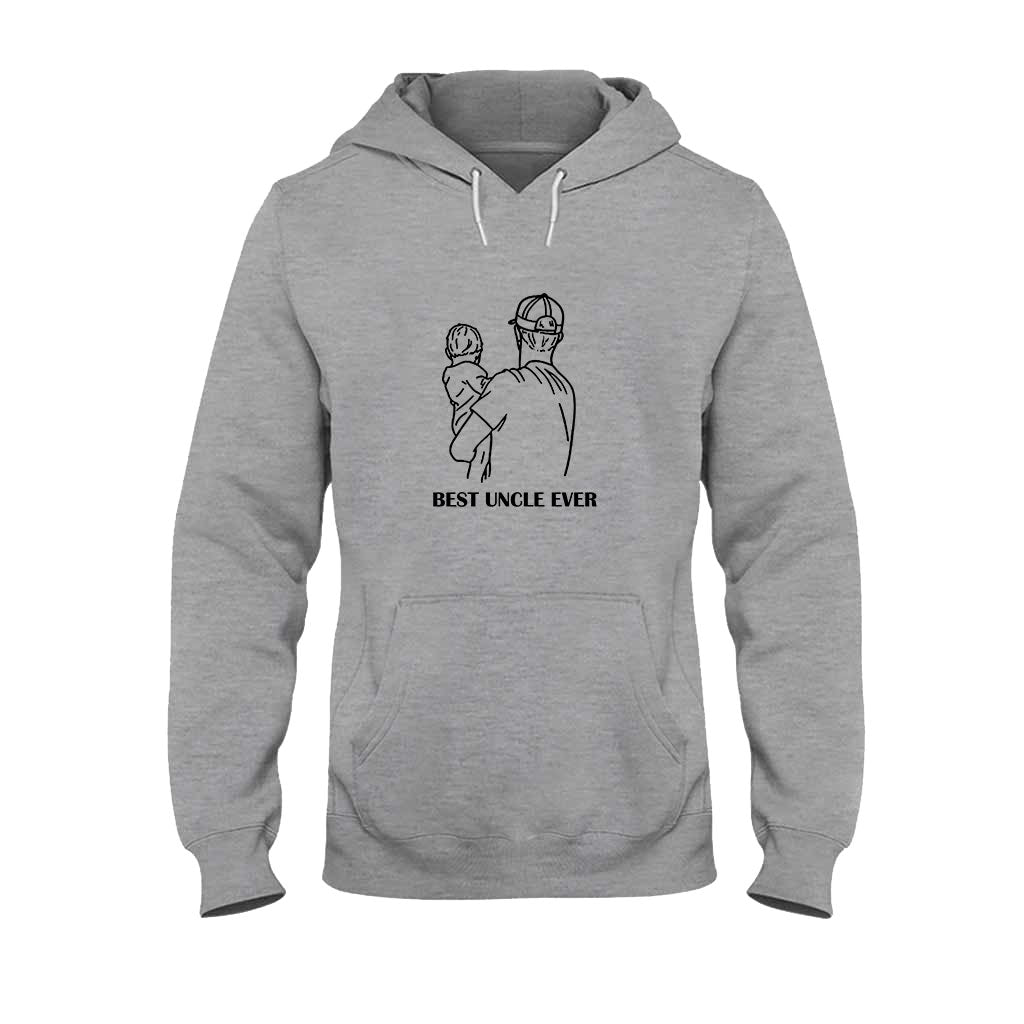Meilleur oncle du monde - Cadeau pour tonton - T-shirt et sweat à capuche personnalisés