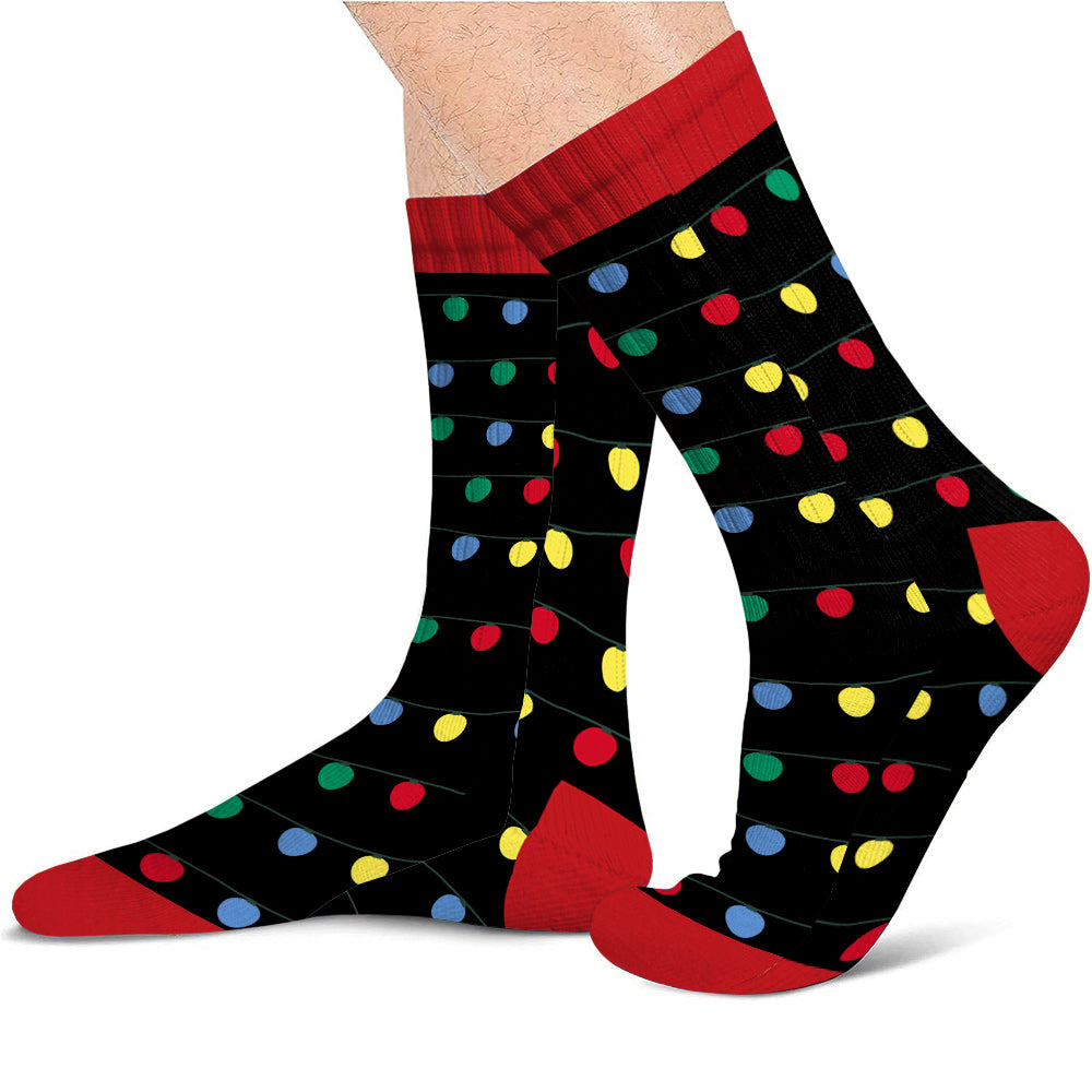 All I Want For Christmas - Personalized Couple Socks