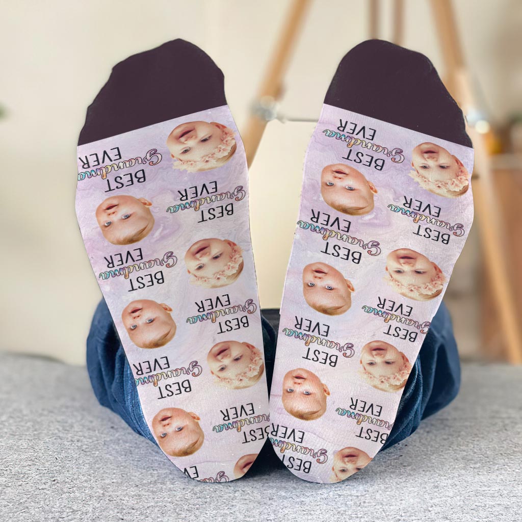 Best Grandma Mom Ever - Gift for mom, mom, grandma, aunt - Personalized Socks