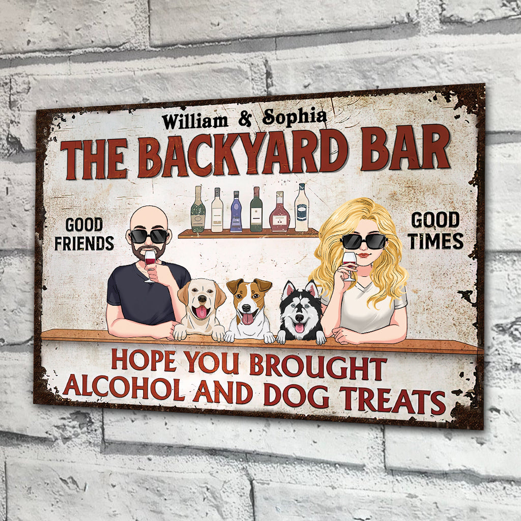 Welcome To Our Show - Personalized Backyard Rectangle Metal Sign