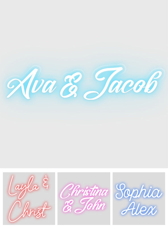 Custom Text - Personalized Couple Neon Sign
