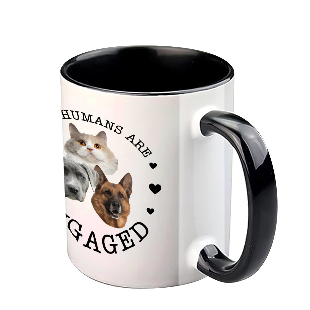 My Humans Are Getting Married Dog Cat - wedding gift for dog lover, cat lover - Personalized Accent Mug