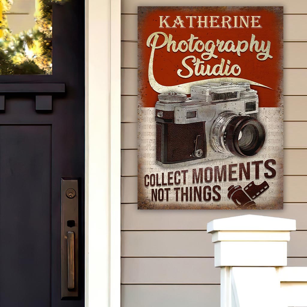 Photography Studio - Personalized Photography Rectangle Metal Sign