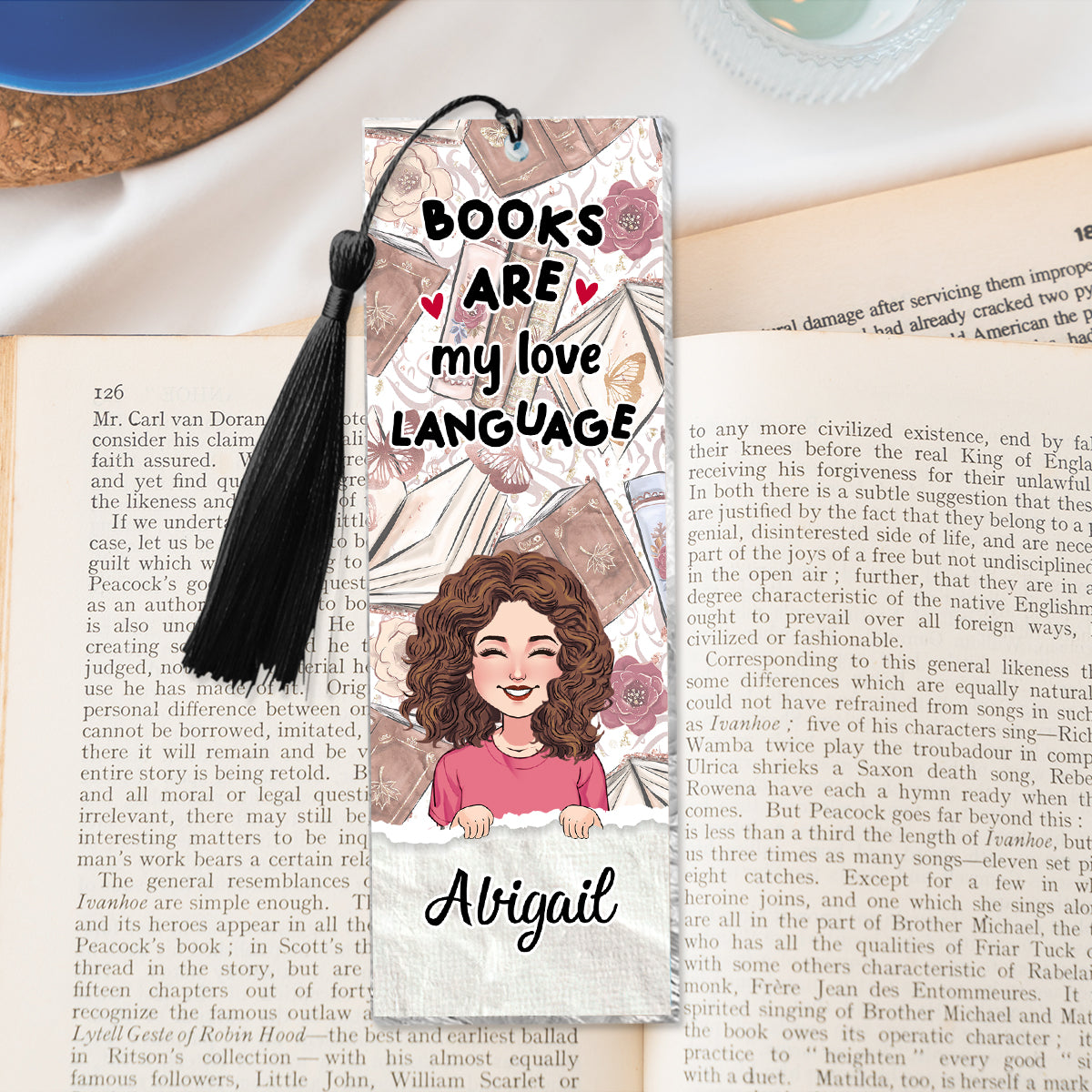 Booktrover - Personalized Book Bookmark (Printed On Both Sides)