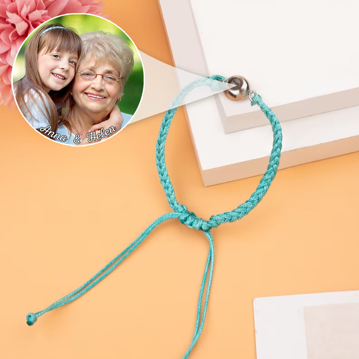 My Grandkids - Gift for grandma - Personalized Projection Bracelet