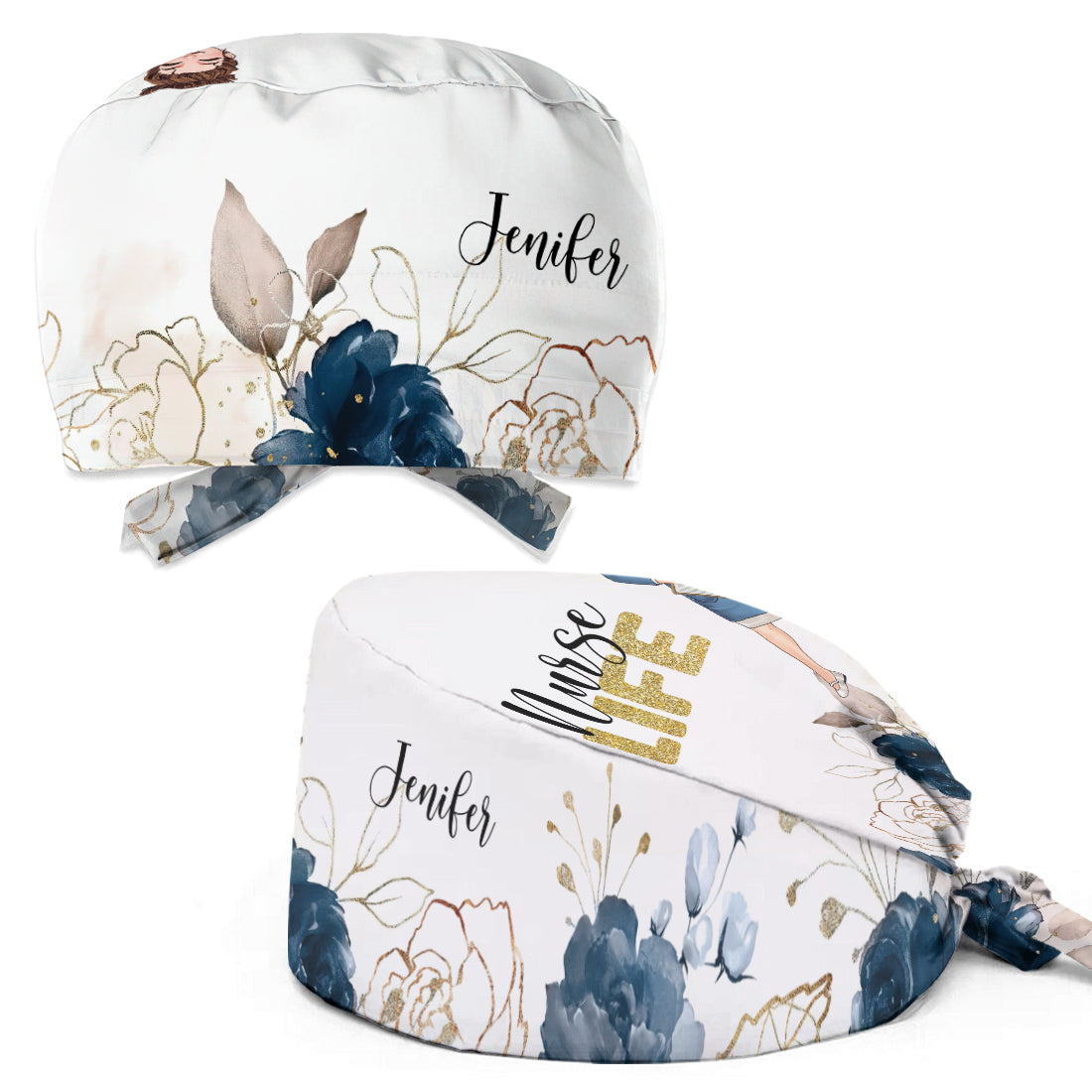 Bonnet de bloc opératoire personnalisé et enregistré