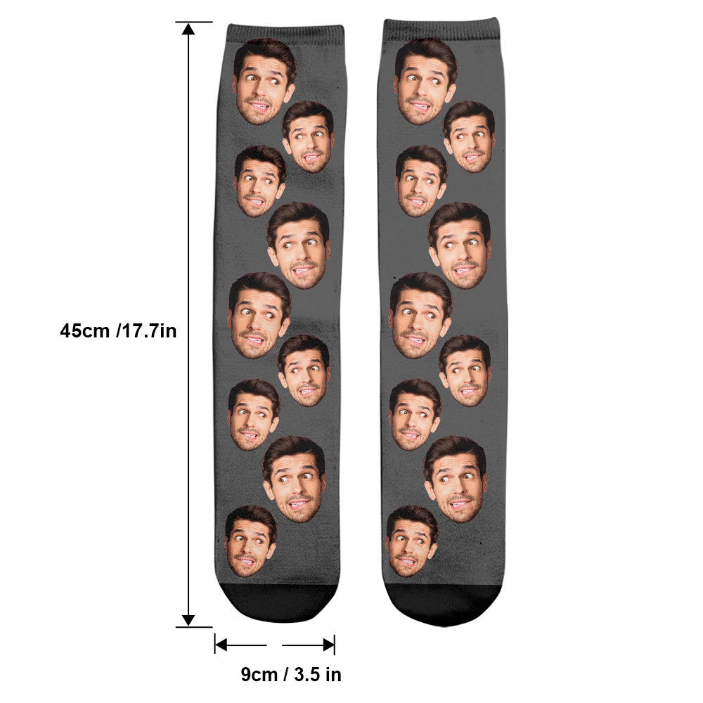 Custom Face - Personalized Father Socks