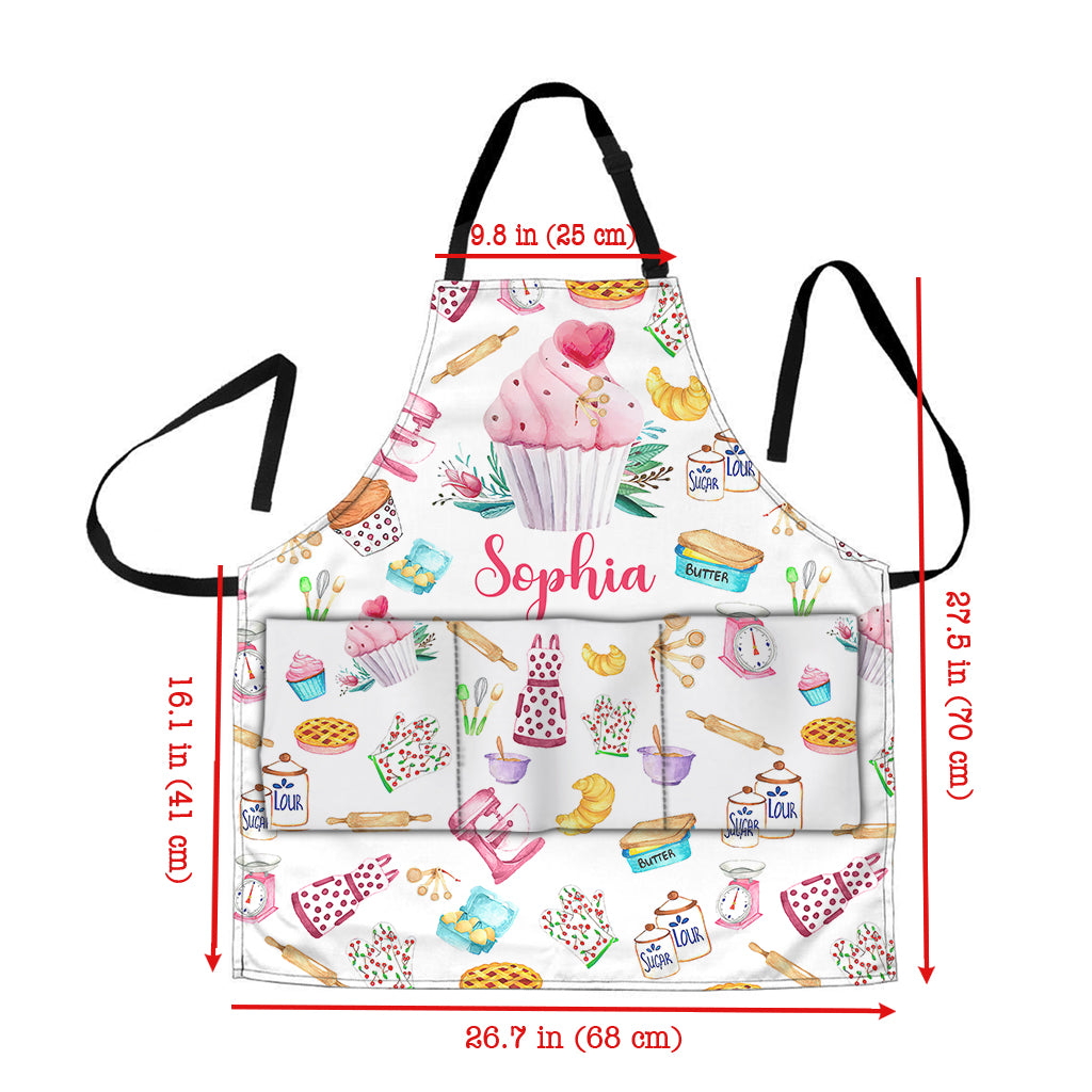 Just A Girl Who Loves Baking - Personalized Baking Apron