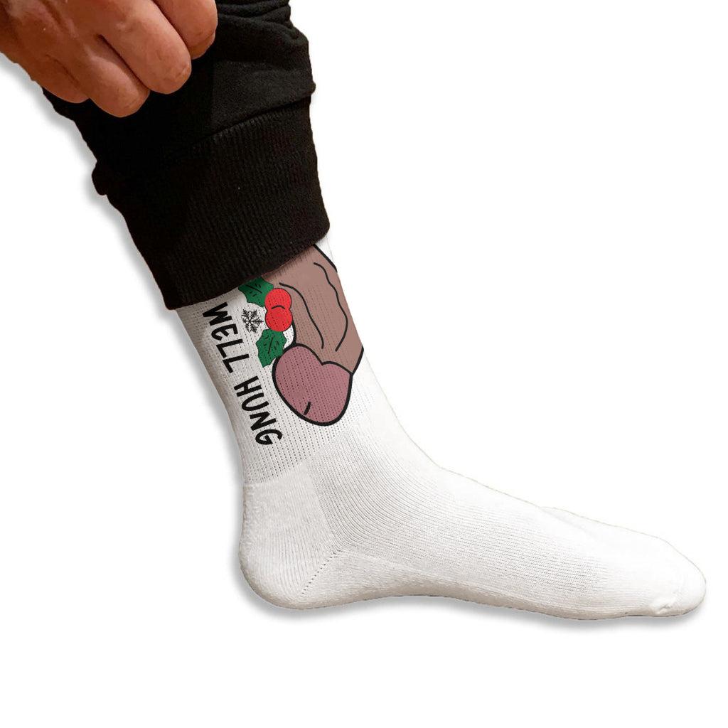 Well Hung - Personalized Couple Socks