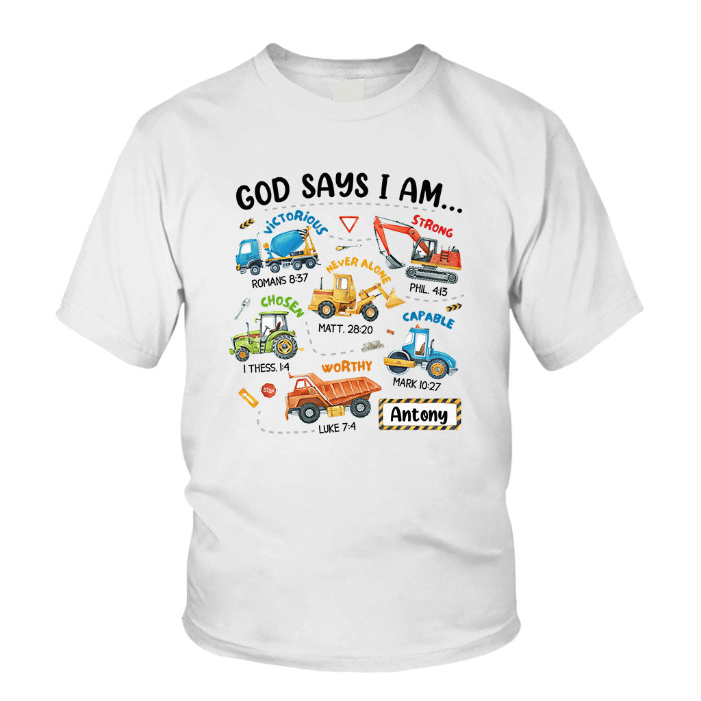 God Say I Am - Personalized Kid T-Shirt