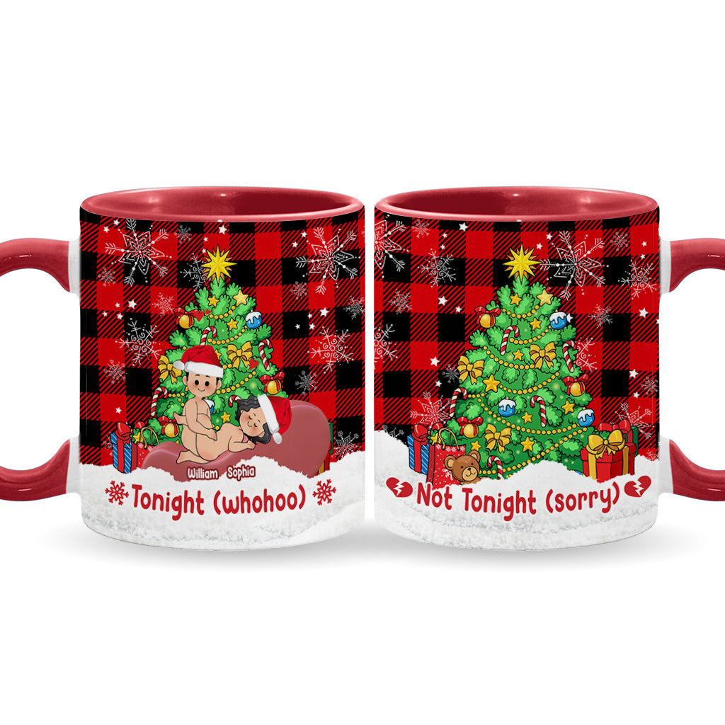 Tonight - Personalized Couple Accent Mug