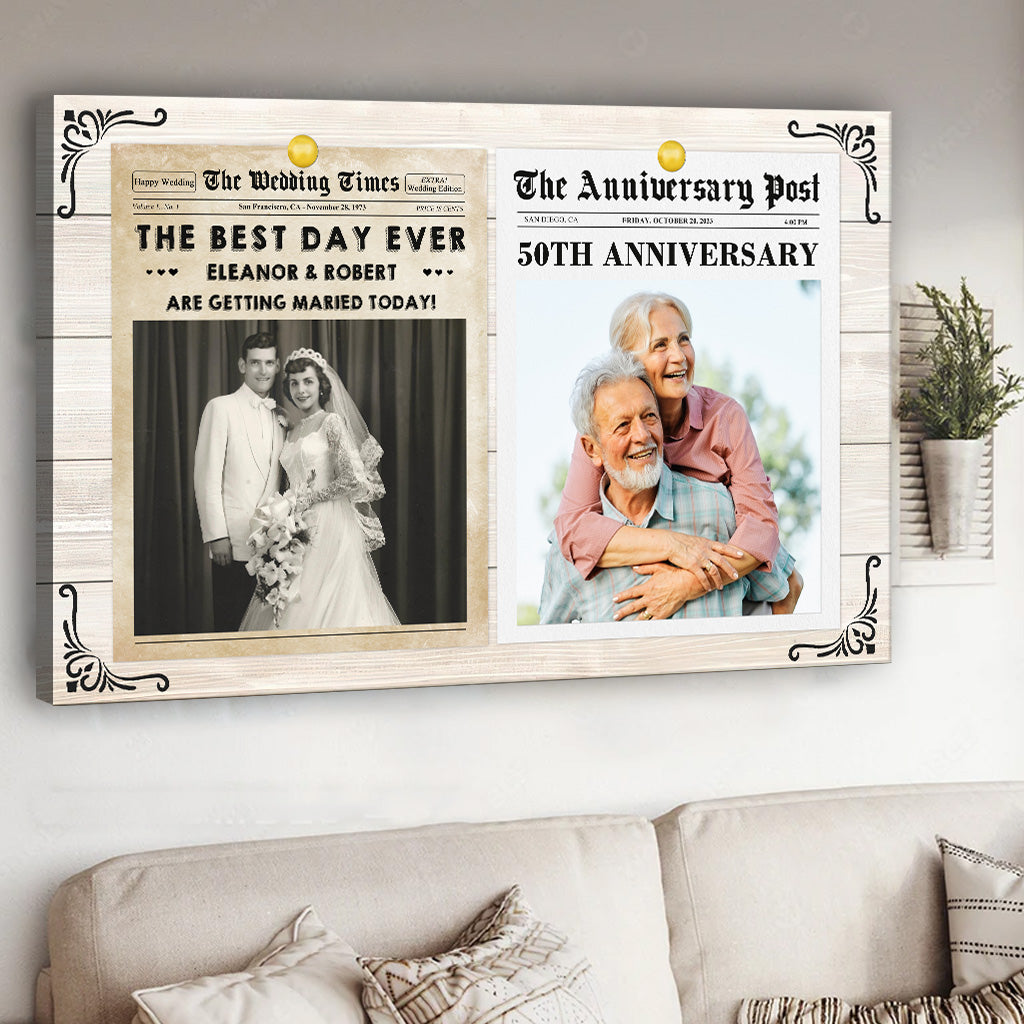 The Post! - Personalized Husband And Wife Canvas And Poster