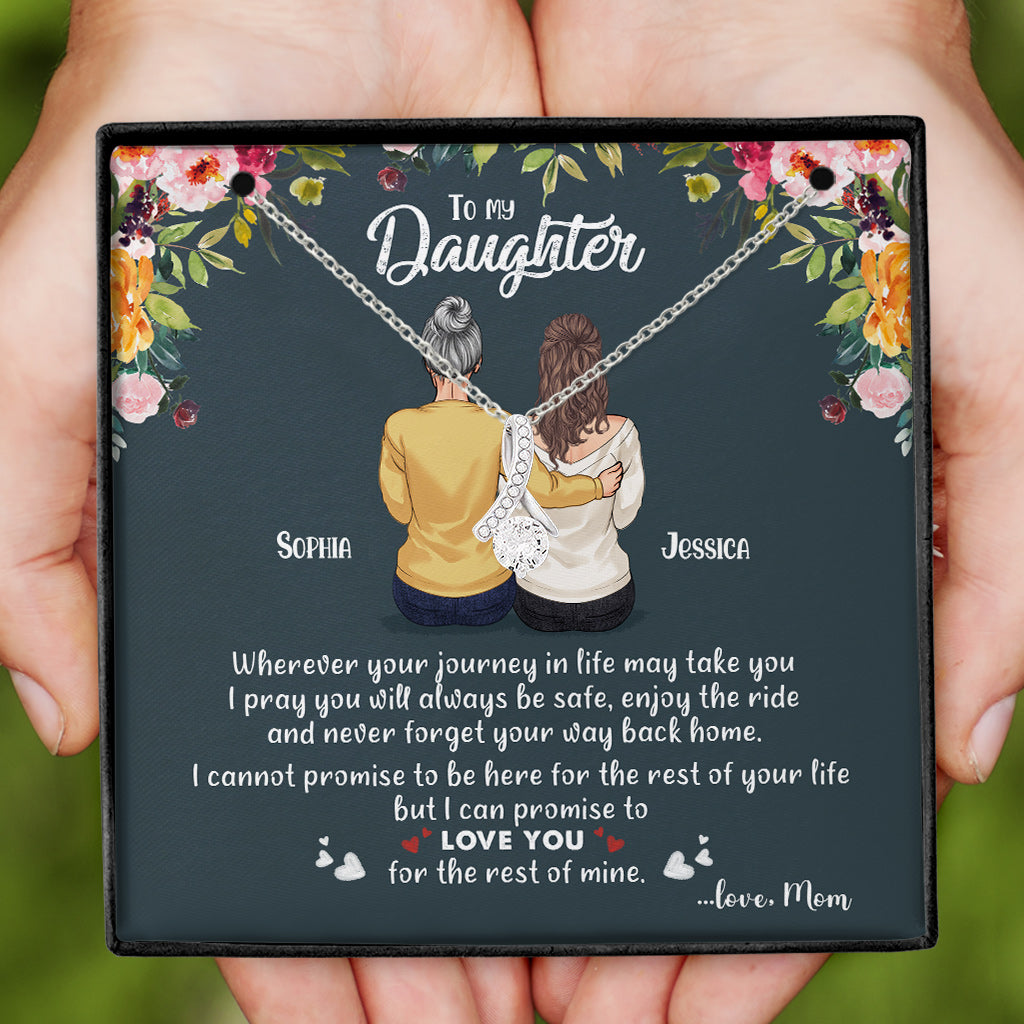 To My Daughter - Personalized Daughter Necklace