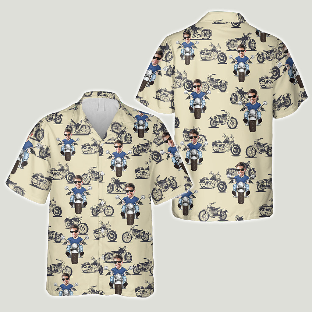 Motorbike Lovers - Personalized Biker Hawaiian Shirt