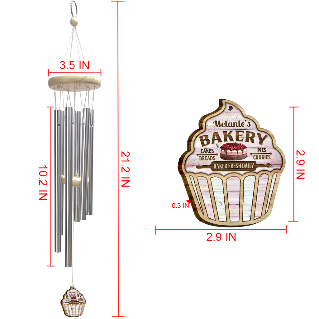 Just A Girl Who Loves Baking - Personalized Baking Wind Chime