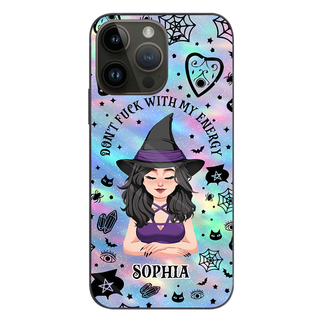 Don't F With My Energy - Personalized Witch Phone Case