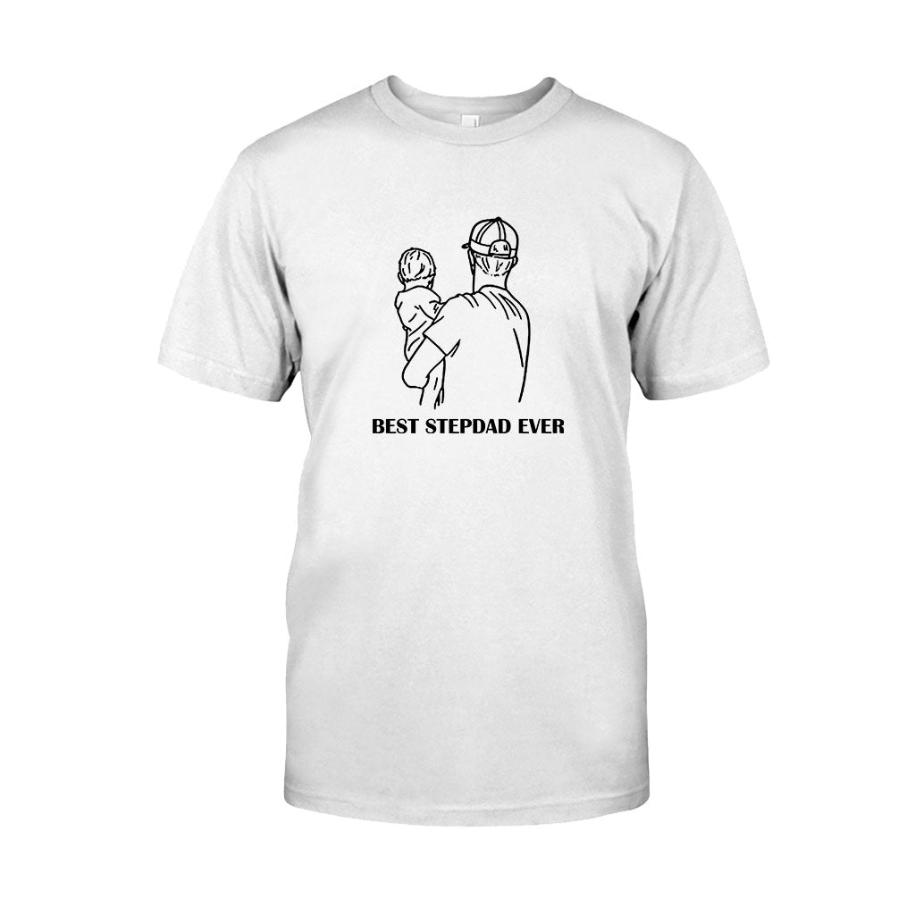 Meilleur beau-père du monde - Cadeau pour beau-père - T-shirt et sweat à capuche personnalisés