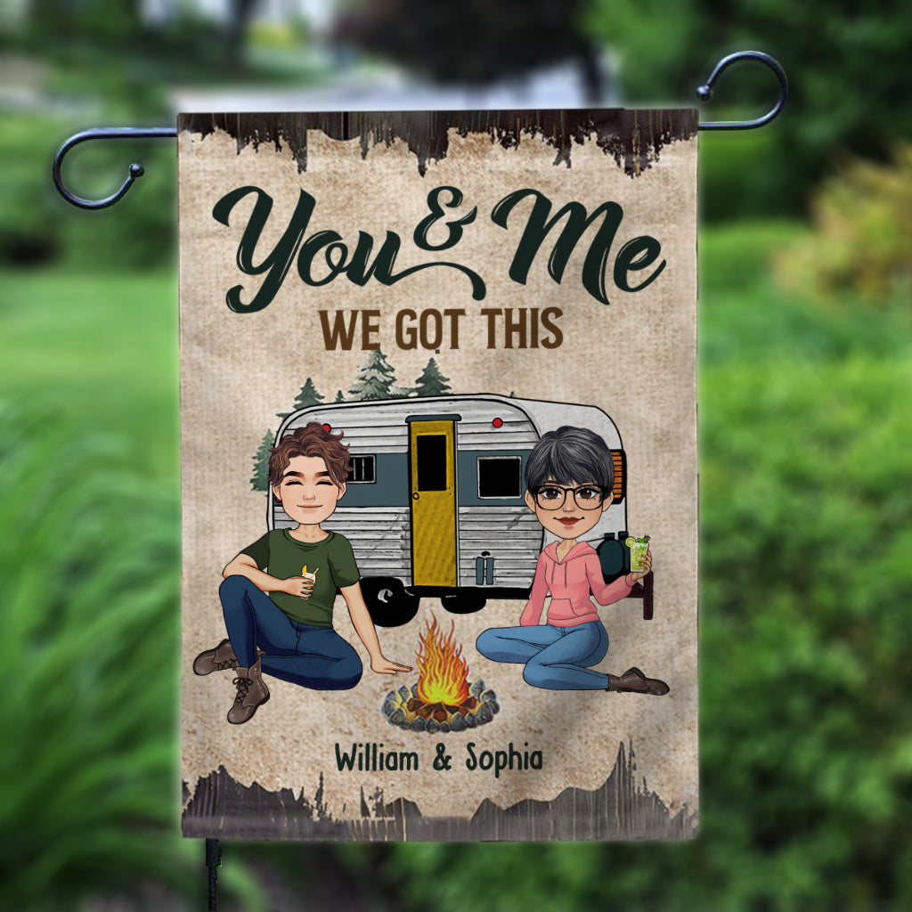 Making Memories One Campsite At A Time - Personalized Camping Garden Flag