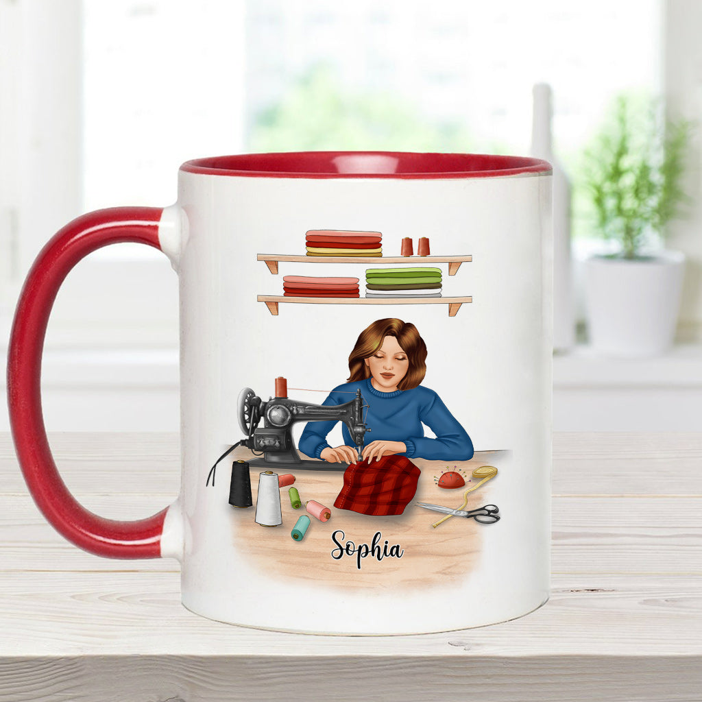 My Sewing Space - Personalized Sewing Accent Mug