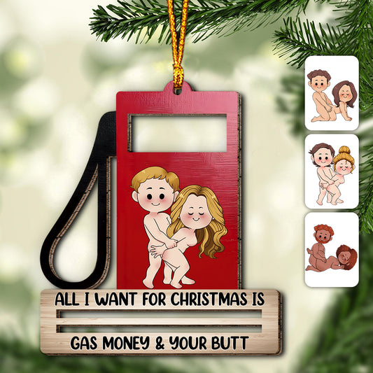 All I Want For Christmas - gift for husband, boyfriend, wife, girlfriend - Personalized Ornament