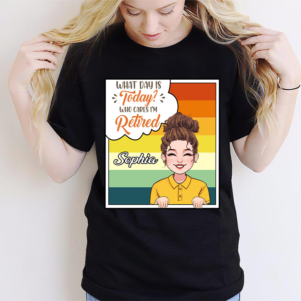 Quel jour sommes-nous ? - T-shirt et sweat à capuche personnalisés pour retraités