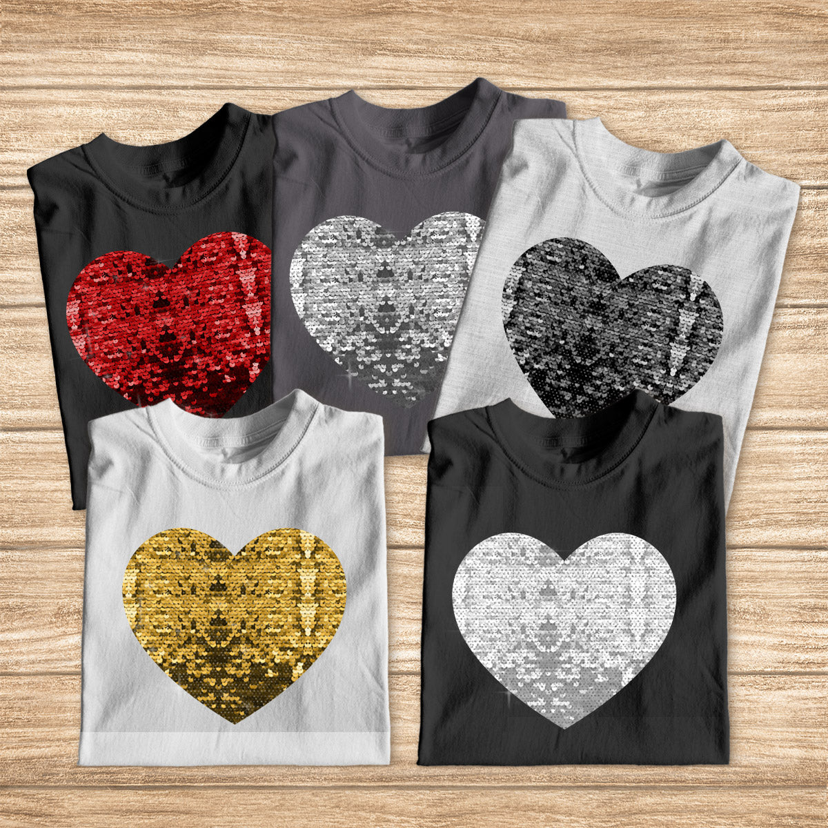 Double Trouble - Gift for dog lovers - Personalized Sequin T-shirt