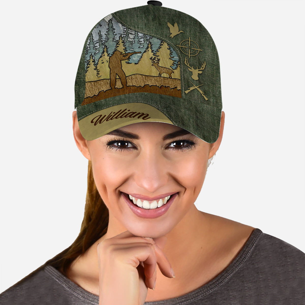 Forest Scenic - Personalized Hunting Classic Cap