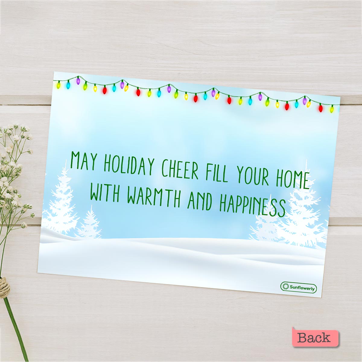 Merry Christmas - Personalized Family Greeting Card