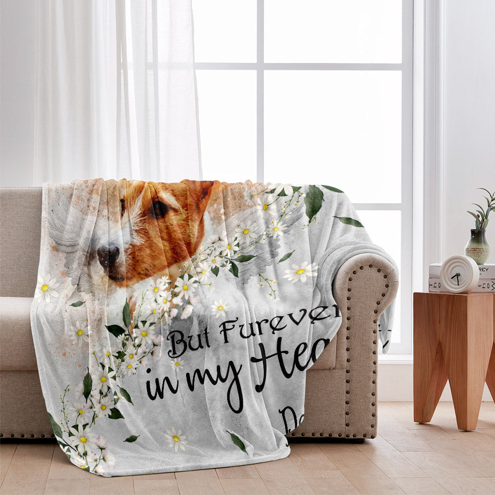 Diejenigen, die wir lieben, gehen nicht fort – personalisierte Hundedecke