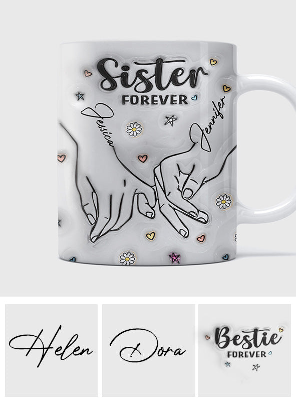 Forever My Sister - Personalized Bestie Mug