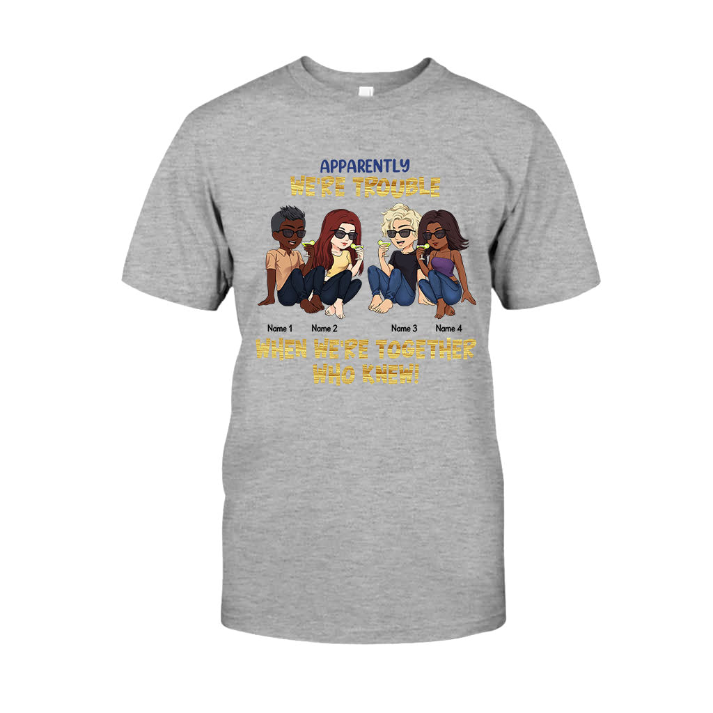 Beste Freundinnen sind die Schwestern, die wir uns selbst aussuchen – Geschenk für die beste Freundin – Personalisiertes T-Shirt und Hoodie